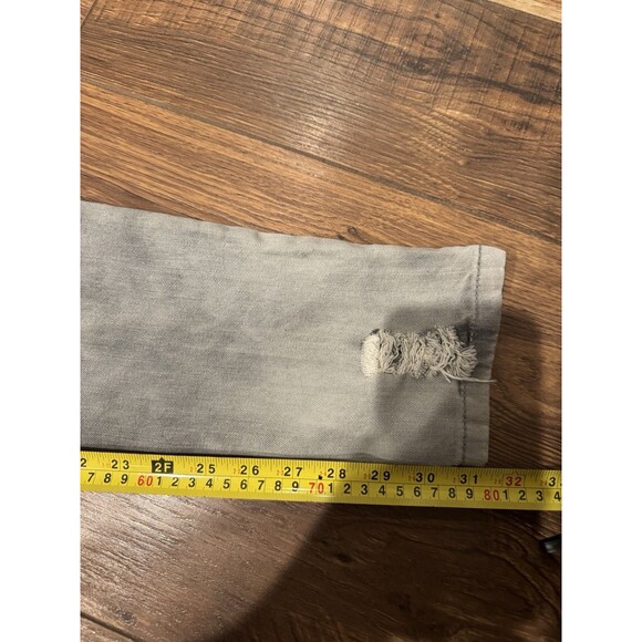 Vintage Y2K Apple Bottom Jeans Gray Embroidered Embellished Sz 29x31 (SEE PICS!) - Picture 6 of 7